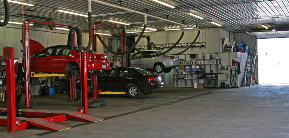 cars on lifts